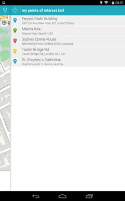 MAPinr - KML/KMZ/OFFLINE android App screenshot 1